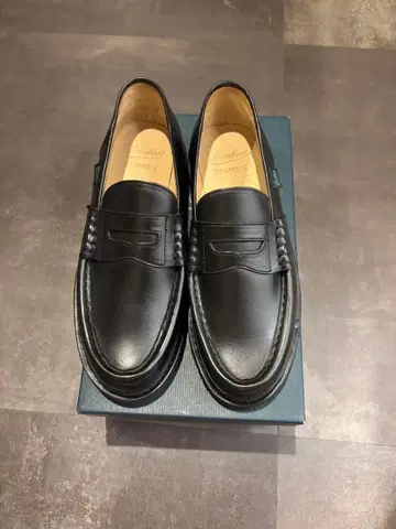 미사용 새상품 BEAMS F 별주 Paraboot REIMS 8 블랙