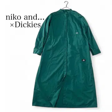 새상품급 Niko and 니코앤드 Dickies 콜라보 셔츠 원피스