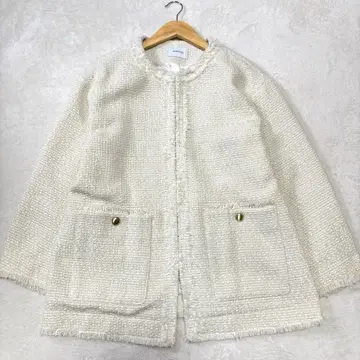 SHIPS any 트위드 노카라 자켓