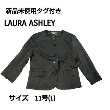 [ 컨디션 최상 ] LAURA ASHLEY/로라 애슐리 자켓 블랙 L