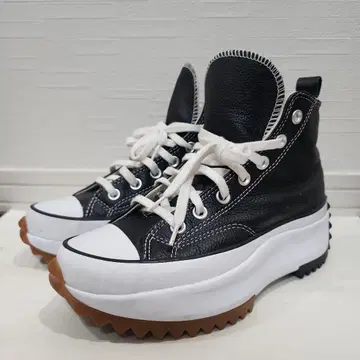 한국 한정판 일본 미발매 컨버스 가죽 하이컷 스니커즈