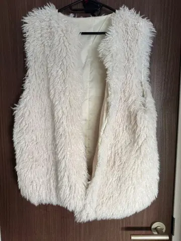 mystic 인조 모피 베스트