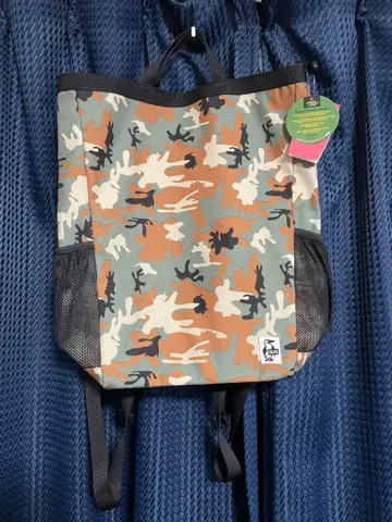 CHUMS 백팩 Eco 2 Way Day Pac 카모 패턴 미사용