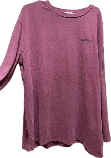 세다클 오버 사이즈 피그먼트 롱 T