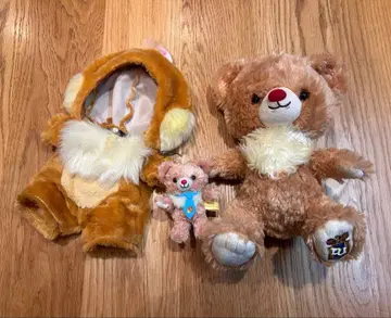 디즈니 스토어 칩과 데일 블랑 인형옷 코스튬 봉제 인형