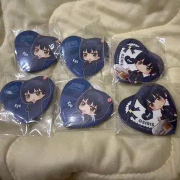 OSIRIS 타카라 쿄 하트 캔뱃지