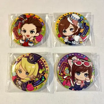 역전재판 오도로키 미누키 가류 아카네 캔뱃지 중국 콜라보 카페