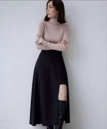 anuans 비대칭 레이어드 스커트