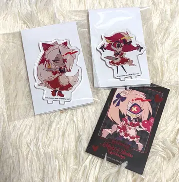 해즈빈 호텔 애니카페 체리밤 바기 니프티 미니 아크릴 스탠드 A