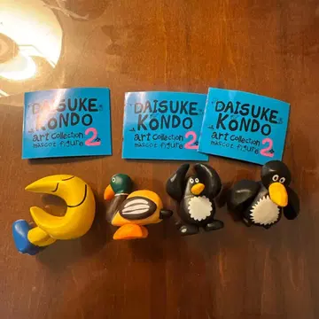 Daisuke Kondo 아트 컬렉션 펭귄 오리 달 4세트