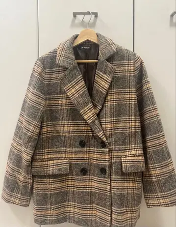 [ spray premium ] 체크 무늬 자켓