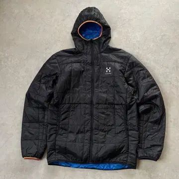 HAGLOFS 라이트 다운 파카 로고 블랙