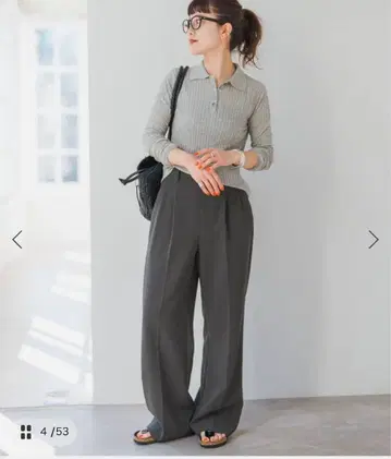 더블 크로스 투 턱 팬츠 36