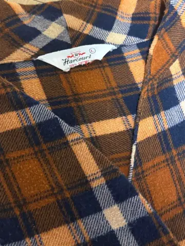 Harcourt 100% 코튼 플란넬 가운 L