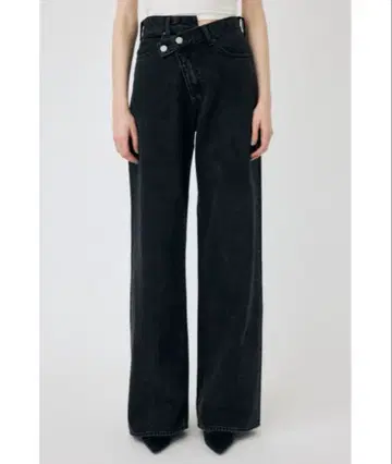 MOUSSY CROSS WAIST WIDE STRAIGHT