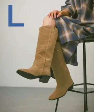 BAYFLOW 웨스턴풍 롱 부츠 L