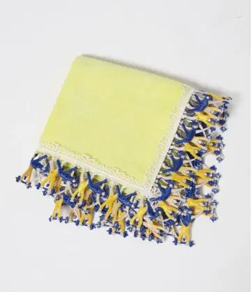 새상품 근택 레이스 유나이티드 애로우즈 타월 손수건 라임 Sweats!