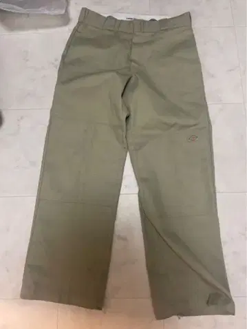 디키즈 베이지 치노 팬츠 사이드 포켓 포함 30 x 31