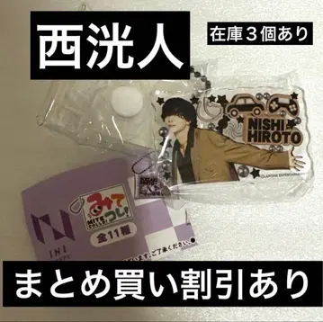 INI 니시 히로토 보고 이거! 가챠 캡슐 토이