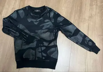 하이드로겐 HYDROGEN 맨투맨 트레이닝복 블랙 새상품급