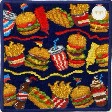 완판템 버거샵 페이 팔로워 한정 손수건 1