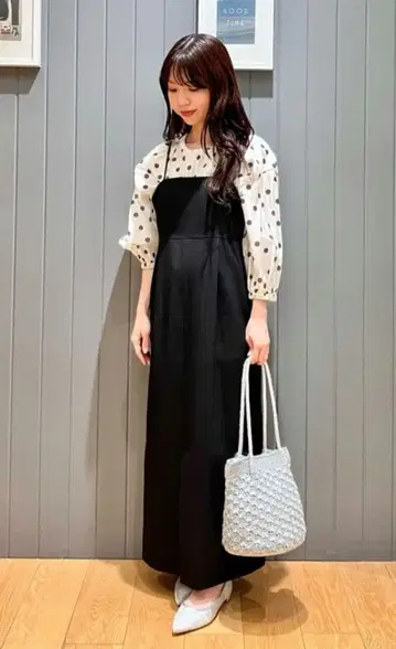 그린 라벨 릴랙싱 원피스 베어탑 원피스