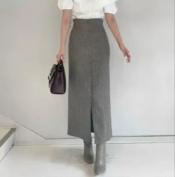 SNIDEL 허리 2way 디자인 타이트 스커트