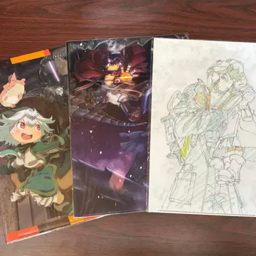 메이드 인 어비스 특전 클리어 파일 3장 세트 푸르슈카 심연의 연대기