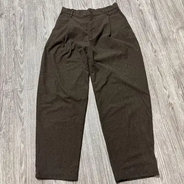 무인양품 M 테이퍼드 울 혼방 팬츠