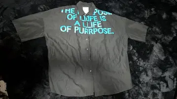 SHAREEF 'PORPOSE OF LIFE' S/S BIG SHIRTS