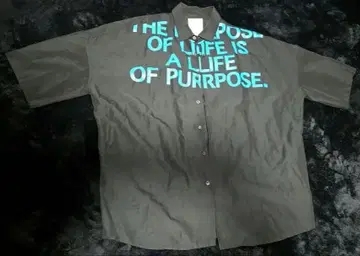 SHAREEF 'PORPOSE OF LIFE' S/S BIG SHIRTS