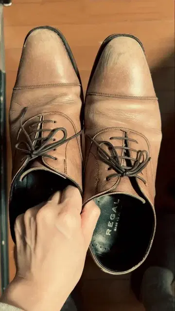 [ 절묘한 멋 ] REGAL 에이징 레이스업 슈즈