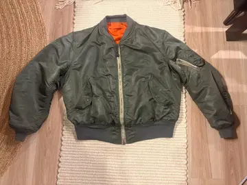 MA-1 플라이트 자켓 올리브 그린 X-LARGE 빈티지
