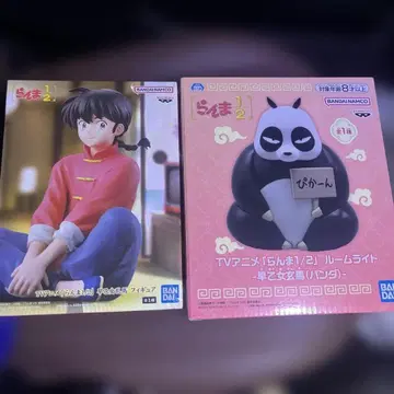 [ 익명 배송 포함 ] 란마 1/2 피규어 & 룸 라이트 세트