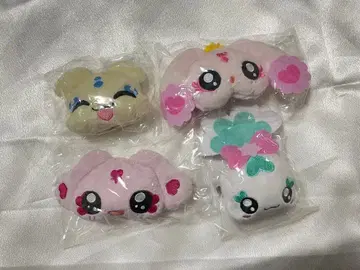 프리큐어 봉제 인형 클립 멥플 미플 루룬 시프레 4개 세트