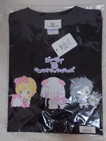 진천지개벽집단 지그재그 x 산리오 캐릭터즈 T셔츠(블랙)