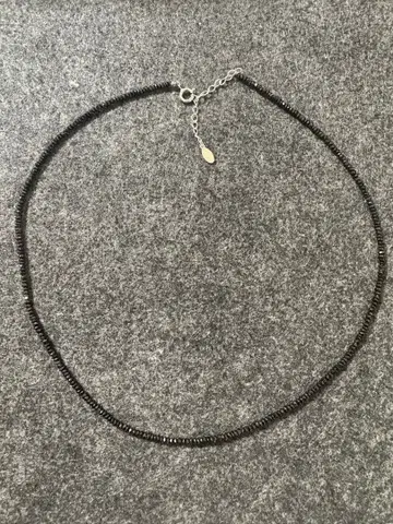 블랙 스피넬 목걸이 고품질 파워스톤 부적 925 각인