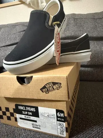 VANS V98CL 3YEARS 슬립온 블랙