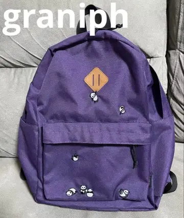 극미품! 그라니프 롤링팬더즈 백팩 백팩 퍼플