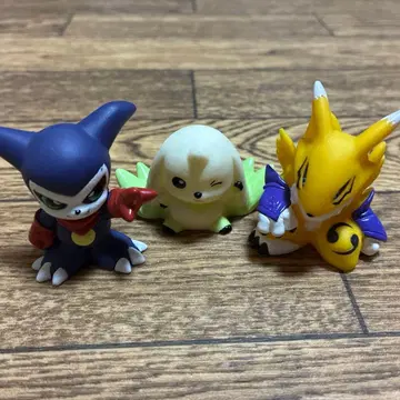 디지몬 테이머즈 손가락 인형 임프몬 테리어몬 레나몬 2001년