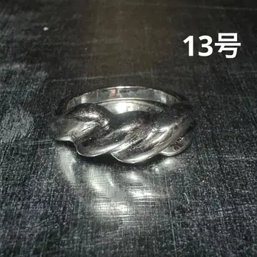 빈티지 패션반지 실버 13호 트위스트반지 심플