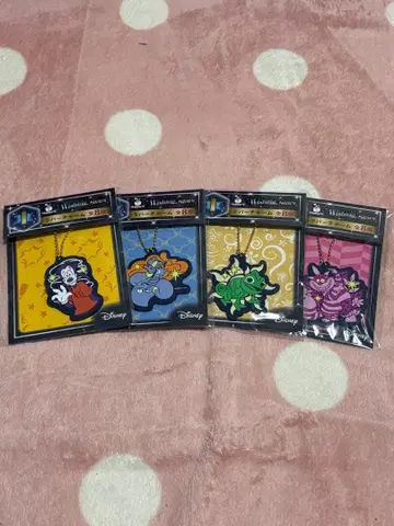 디즈니 키링 4개 세트 디즈니