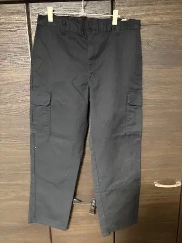 블랙 카고 팬츠 4 포켓