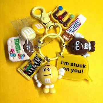 [ yellow과 brown과 +1 ] 찰랑찰랑 키링