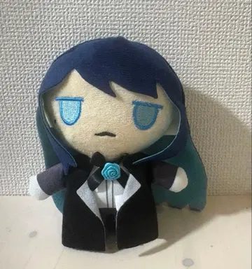 파란 머리 턱시도풍 봉제 인형