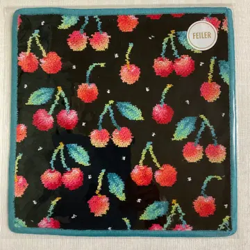 페이러 손수건 * 체리 도트 * 미사용 새상품