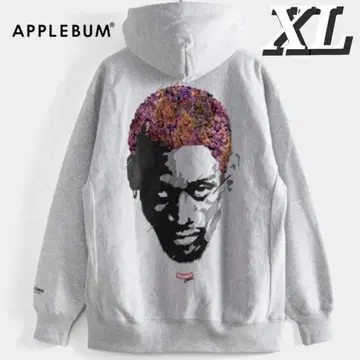 XL APPLEBUM 후드티 fabric Purple WORM