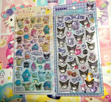 모자 꽁지 드롭 씰 2장 세트