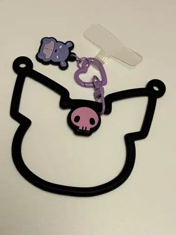 산리오 쿠로미 멀티 반지 핸드 스트랩 스마트폰 스트랩