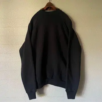 데드스탁 90s hanes 헤인즈 맨투맨 M 블랙 무지